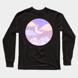 Celestial Moon Long Sleeve T-Shirt